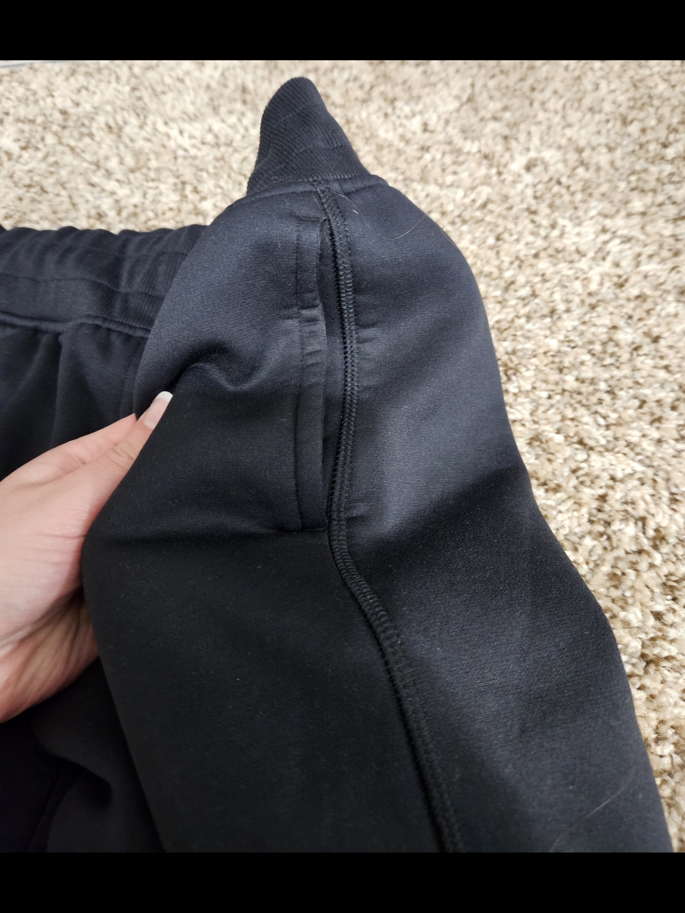 Under Armour Women's Black Wide-Leg Sweat Pants - Picture 3 of 3